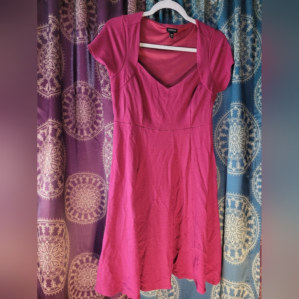 Burgundy Dress